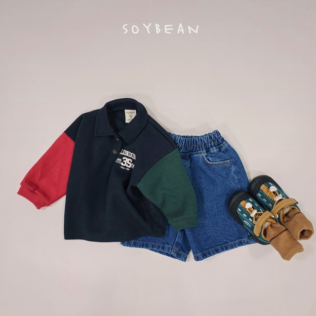 《送料無料》予約:バミューダデニム【soybean】