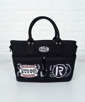 【直営限定ITEM】-TYPE E- パッチ×ペイントコンパクト3wayバッグ (BLACK)　CQ-49501H