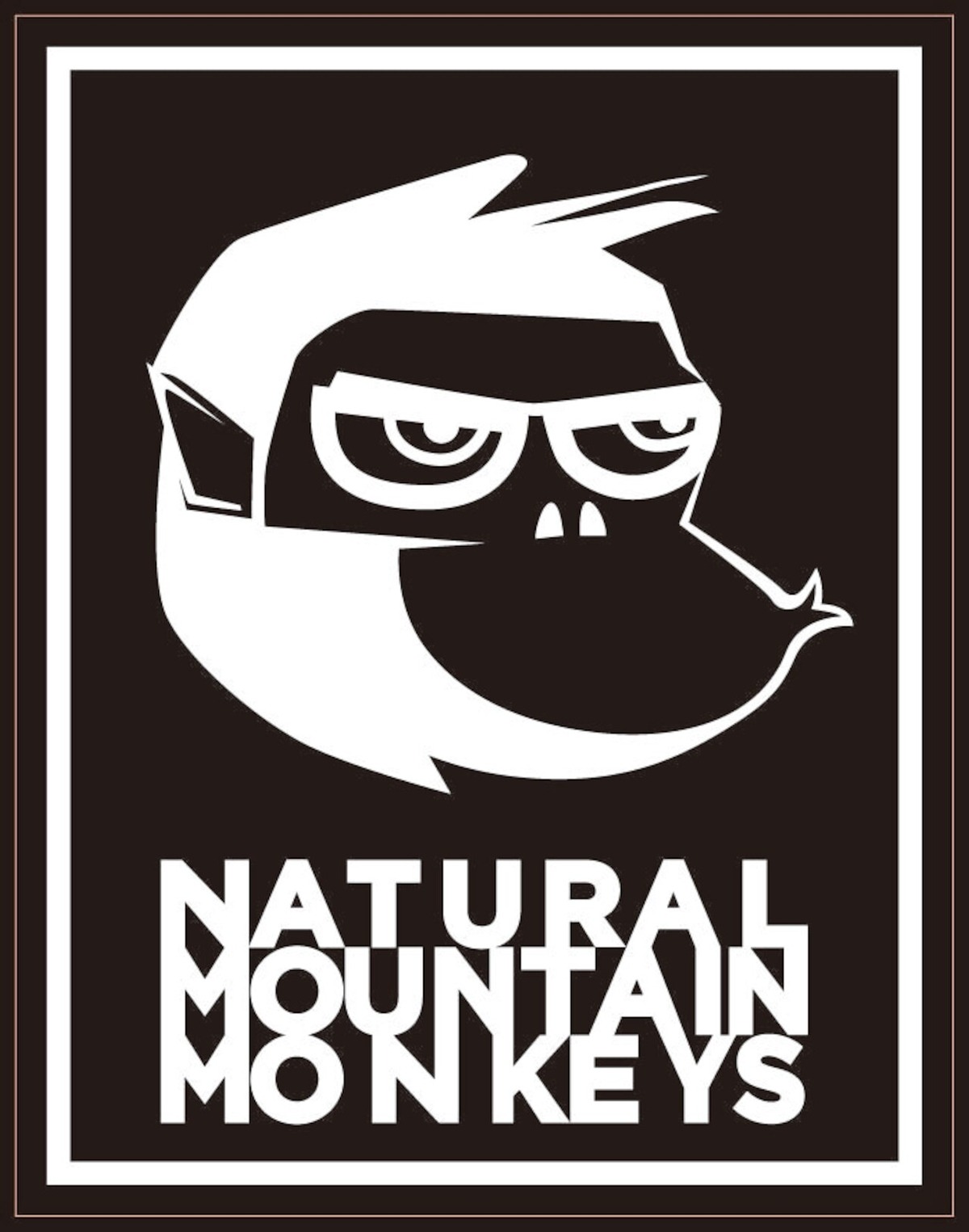 ORIGINAL STICKER - NATURAL MOUNTAIN MOKEYS | THE CAMPERS NEST