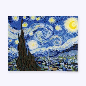 ゴッホ　クロスステッチキット　星月夜