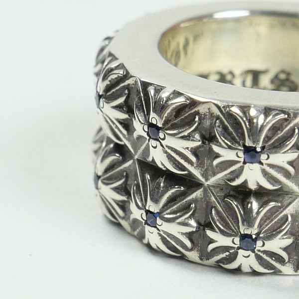 Size【13号】 CHROME HEARTS クロム・ハーツ PETE PUNK DBL RING BLUE