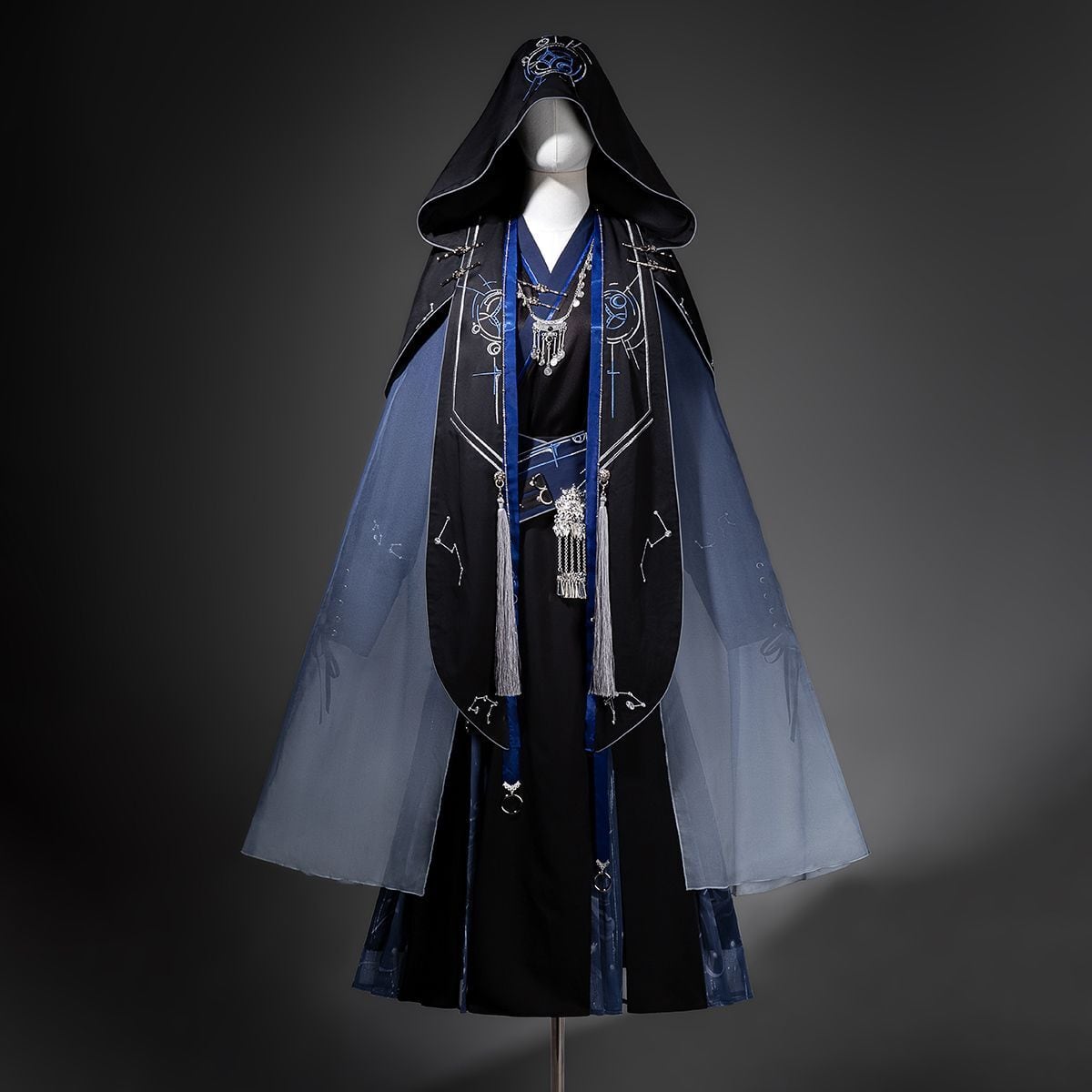 東洋風x黒魔術師モチーフマントセットアップ | Maiden's Rêve