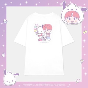 ★[SPAO][NCT x SANRIO] 정우 JUNGWOO T-SHIRT (RED) 正規品 韓国ブランド 韓国通販 韓国代行 韓国ファッション Tシャツ