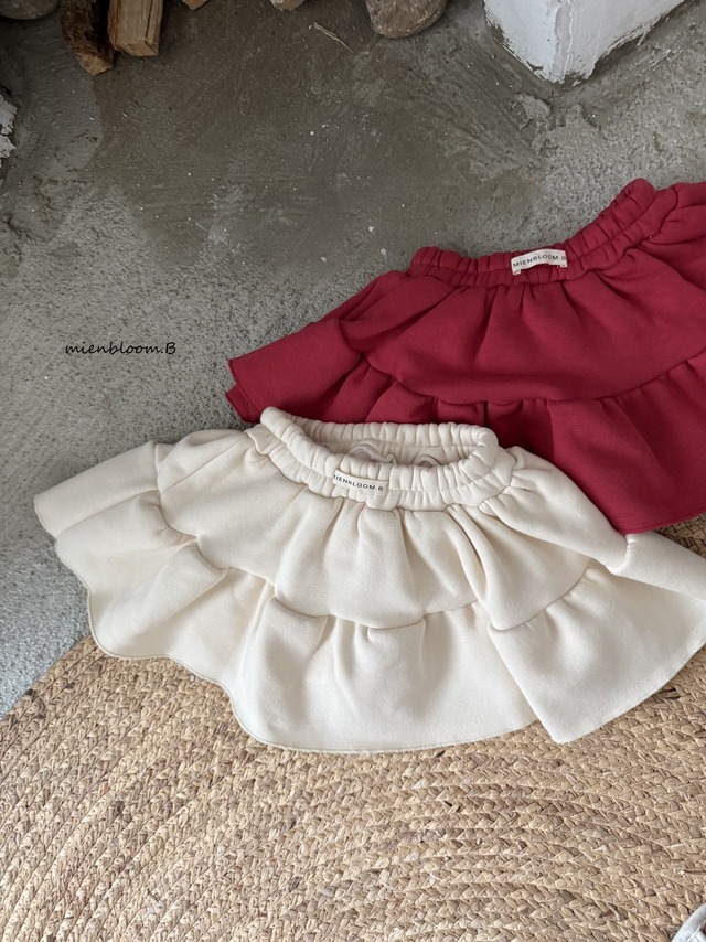 予約 KIDS - Chacha Skirt  [ mienbloom.B ]