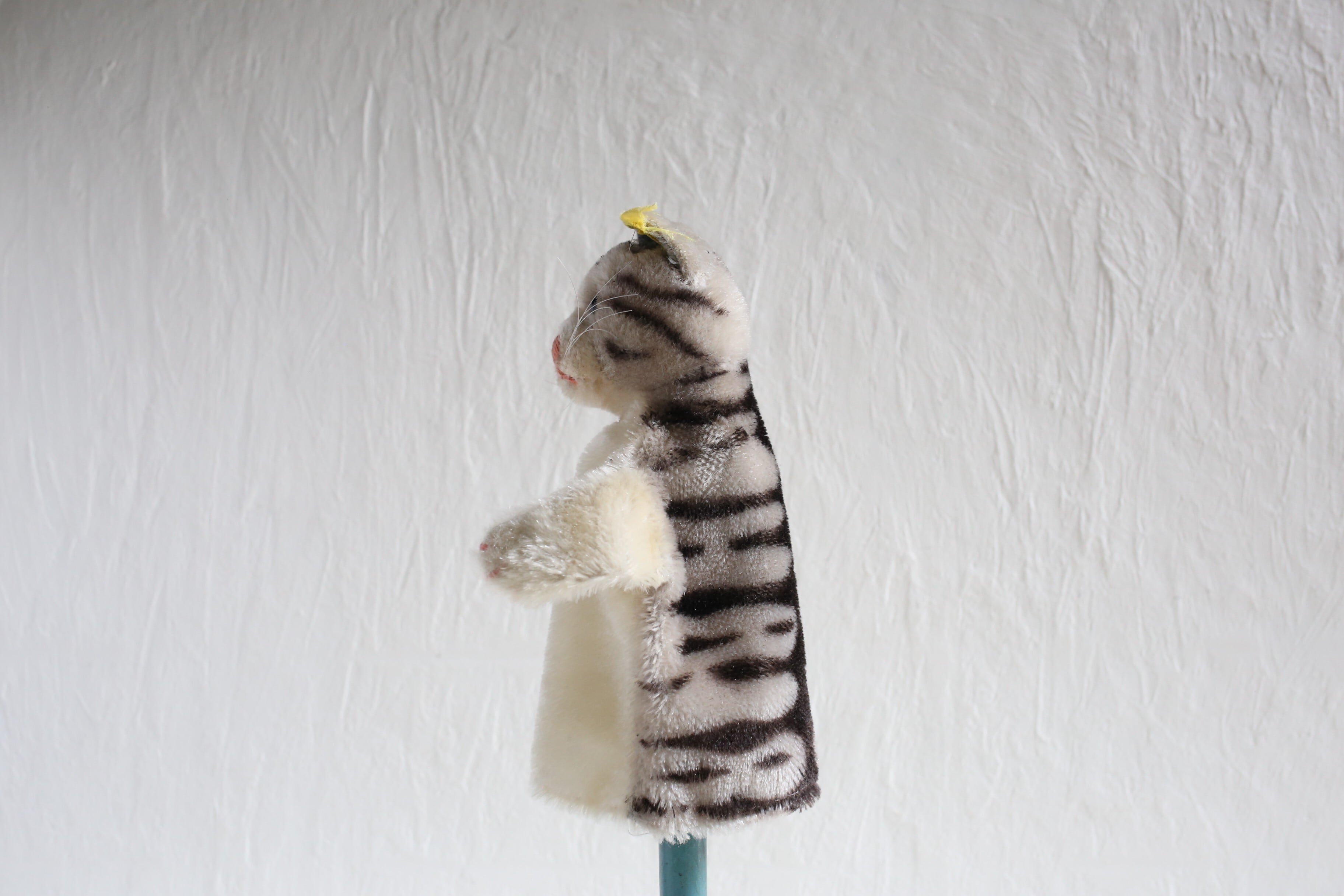 ドイツ ヴィンテージ Steiff パペット ネコ 『Hand-Cat』 タビー N