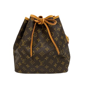 LOUIS VUITTON ルイ・ヴィトン モノグラム プチノエ ショルダーバッグ ブラウン 9743-202303