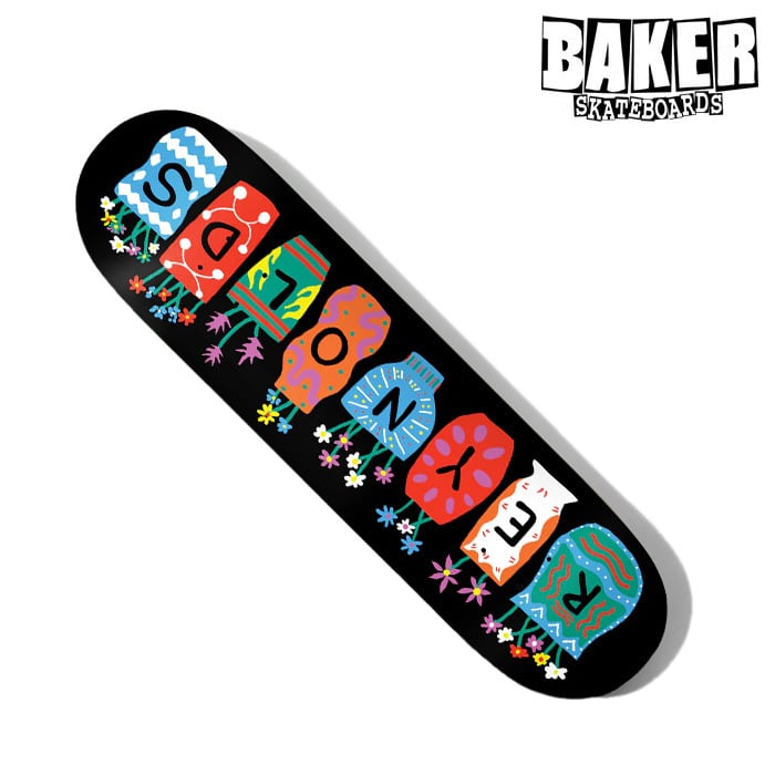 BAKER ベイカー デッキ スケボー BACABRAND NAME BLK VENEER 8.25inch