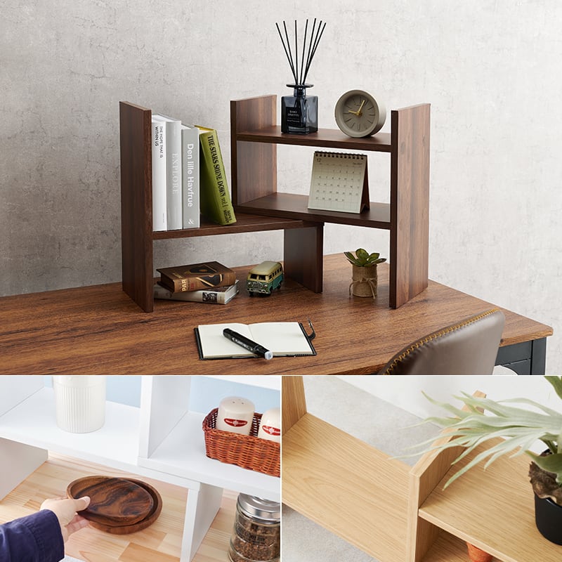 伸縮オープンラック RCC-1129 デスク、キッチンで大活躍の伸縮オープン