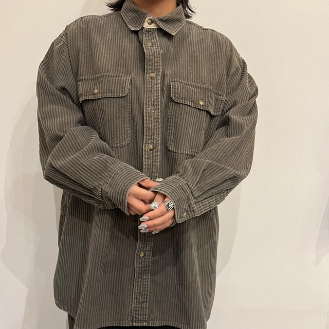 corduroy shirt ”khaki”