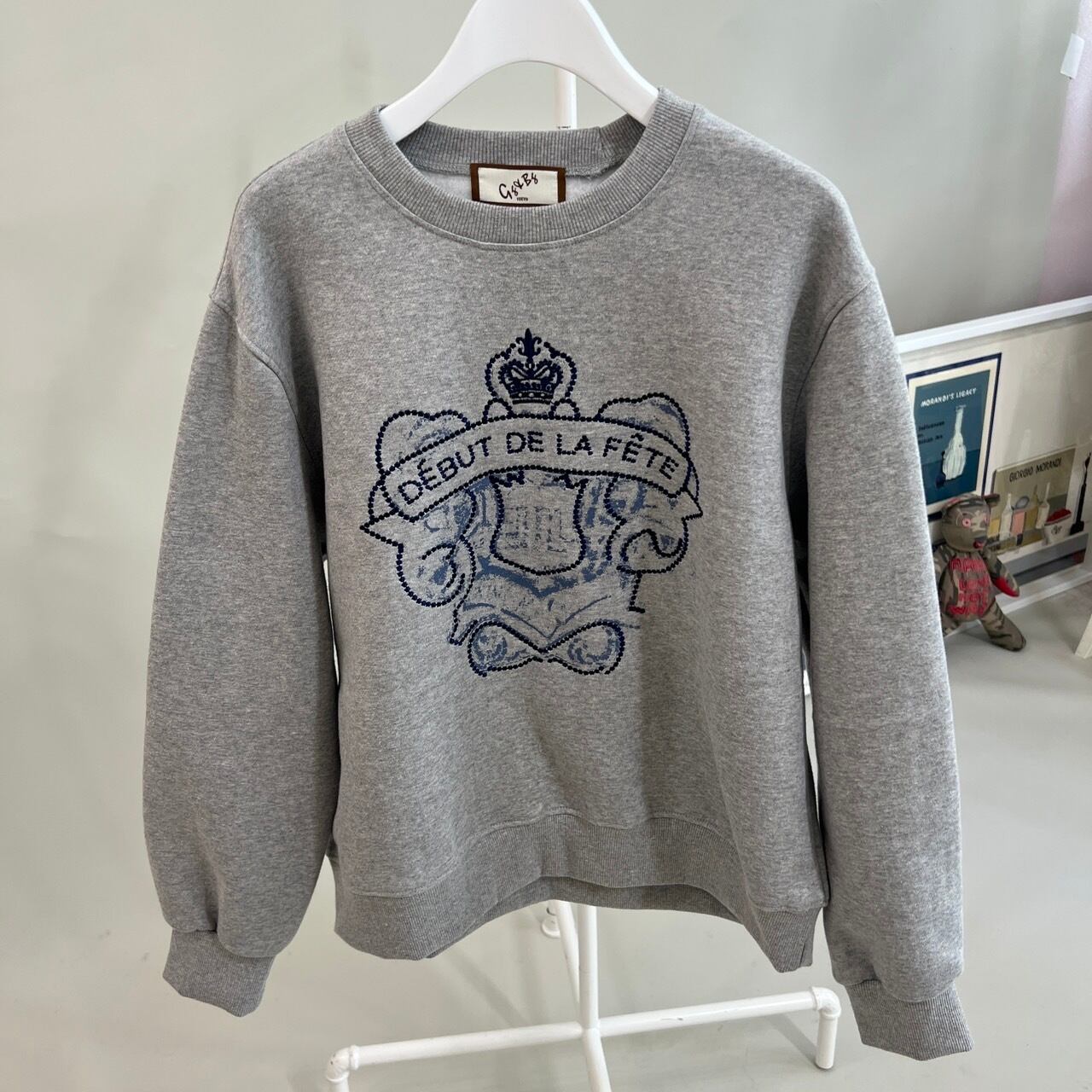 刺繍エンブレムスエット10900+tax