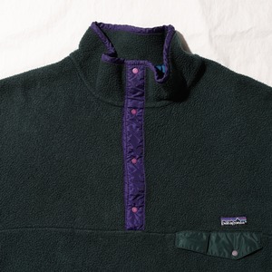 美品 L 92年 USA ハンター 旧肉厚個体 Synchilla Snap-T Patagonia シンチラ スナップT パタゴニア