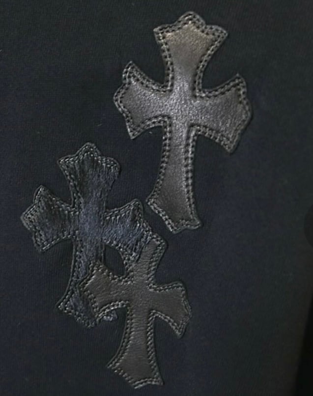 CHROME HEARTS クロムハーツ クルーネック スウェット クロスパッチ