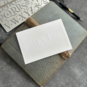 エンボステンプレート// ポストカードフレーム