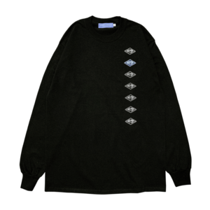 "COME ON" L/S Tee BLACK
