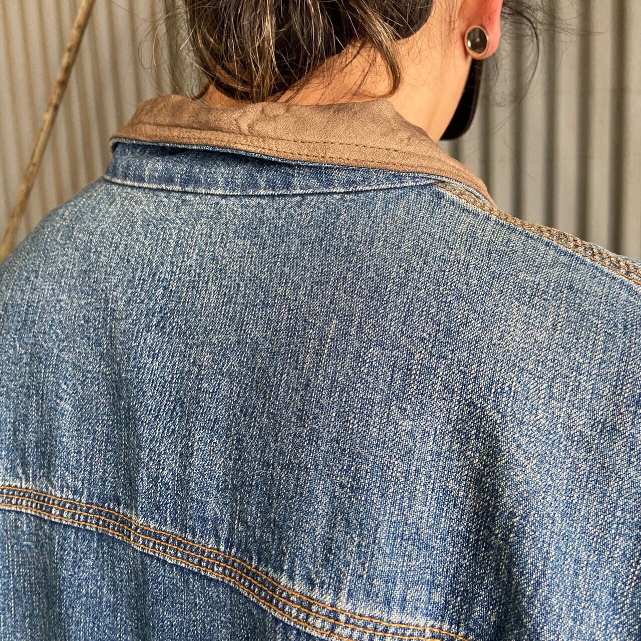 90年代 OLD GAP オールドギャップ 91-Bタイプ チェックライナー デニム