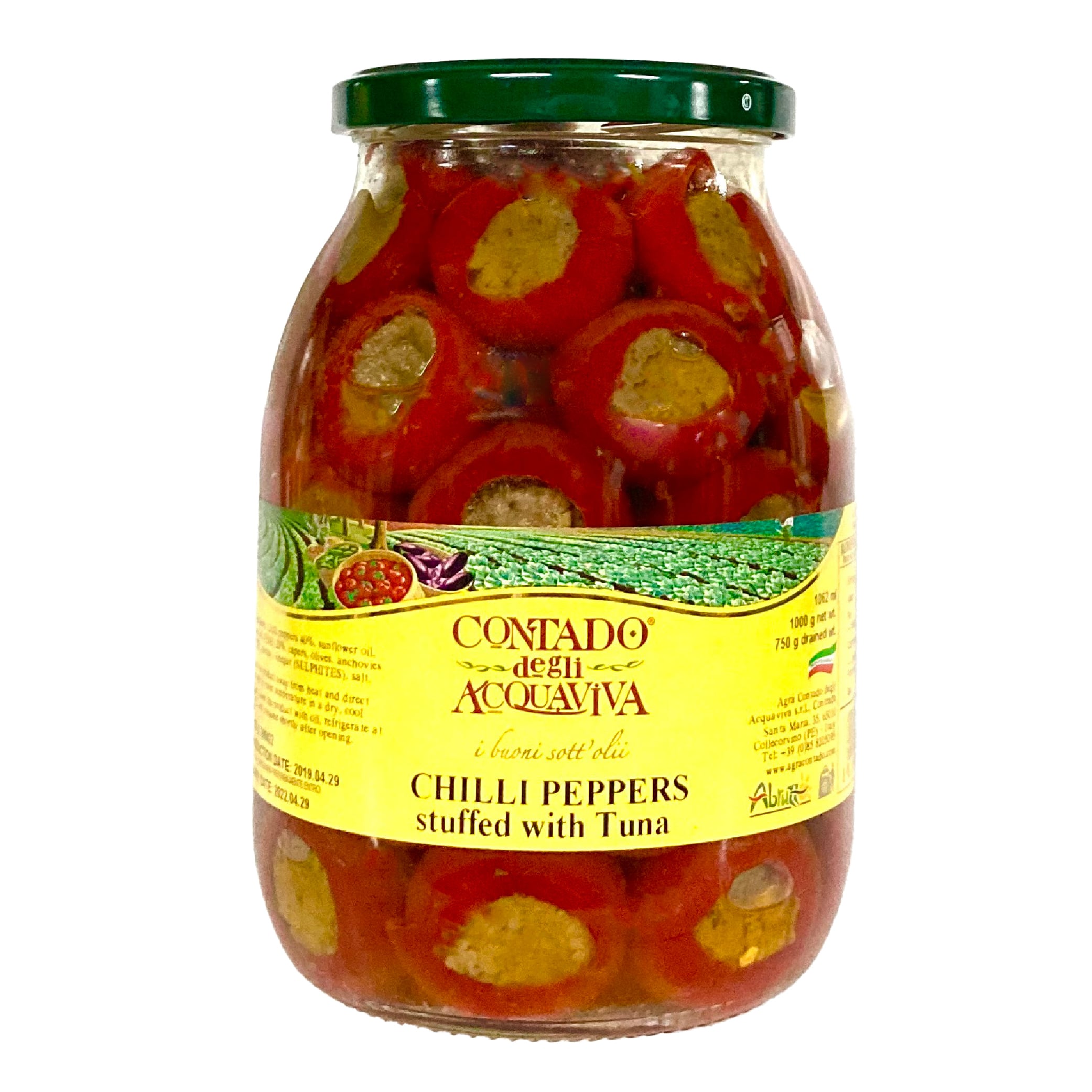 コンタード・デッリ・アックアヴィーヴァ チリペッパー・ツナ詰め