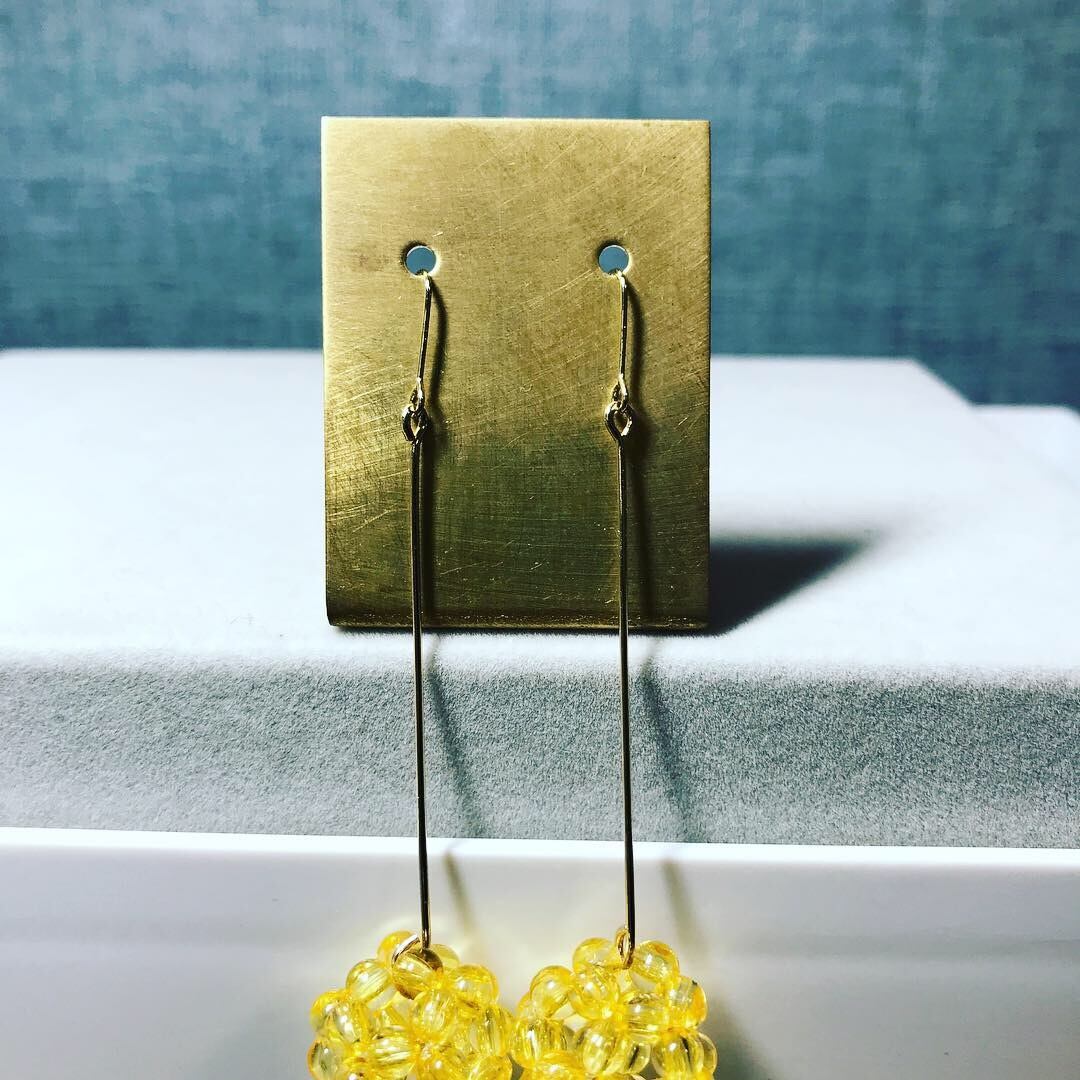 0029:べっ甲アメ 一粒ピアス