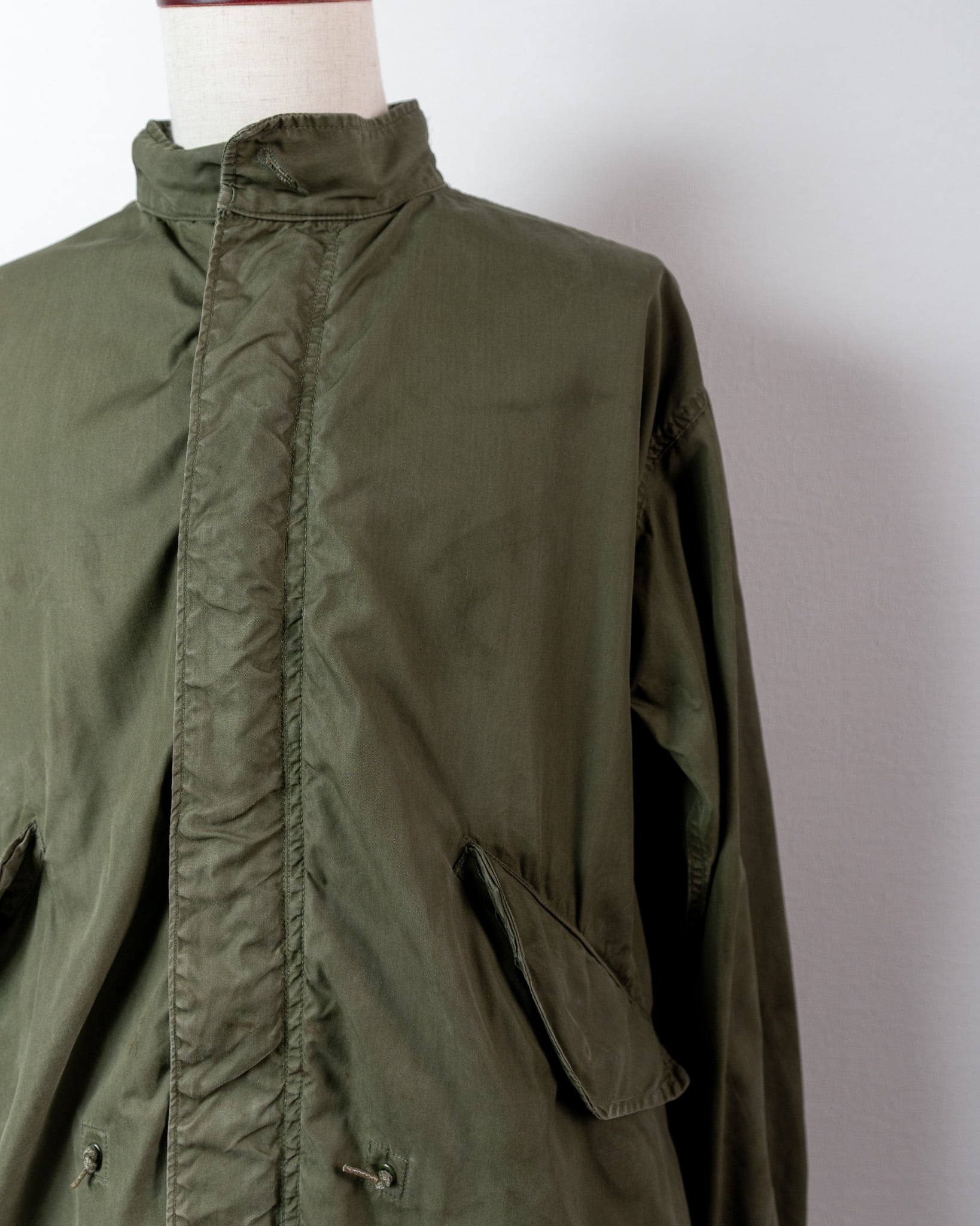 MEDIUM】Aluminum Zipper U.S.Army M-65 Field Parka Shell アメリカ軍