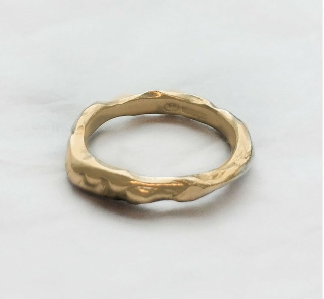 Molten Ring 18Ct Gold
