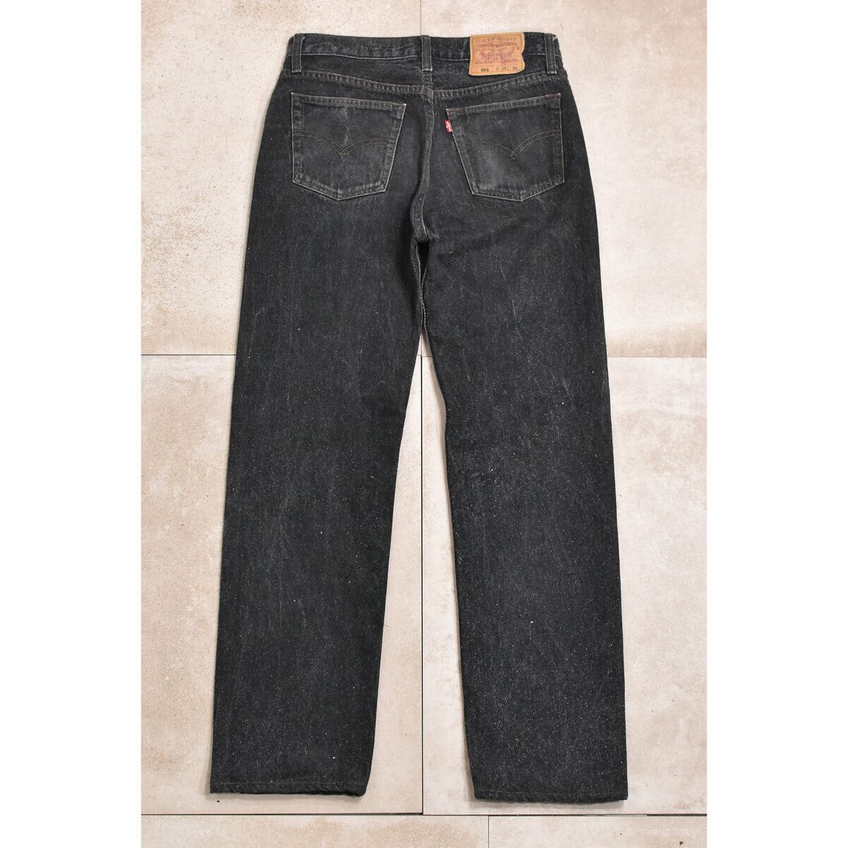 90s USA Levi's501 black denim pants | 古着屋 grin days memory