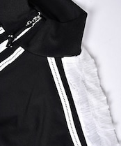 COOLAスイッチングラグランスリーブトラックジャケット (BLACK) CQ-48017