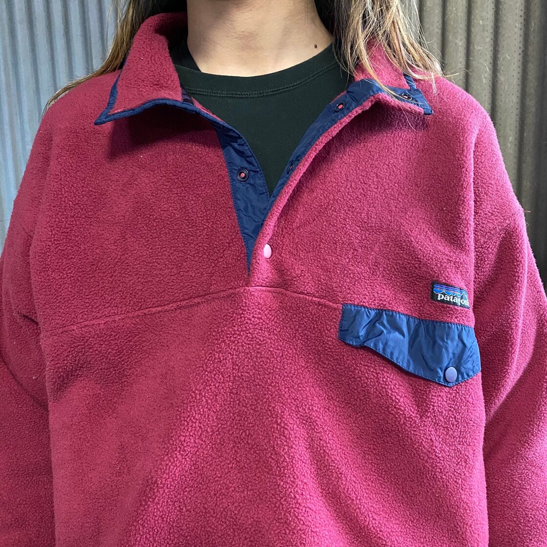 95年製 90年代 ビンテージ patagonia パタゴニア スナップT フリース 