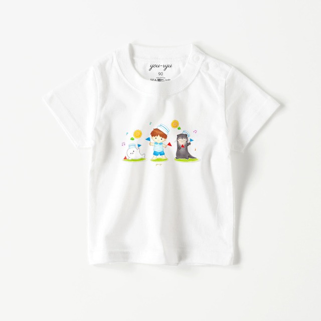 ベビーTシャツ「楽しい夏休み」