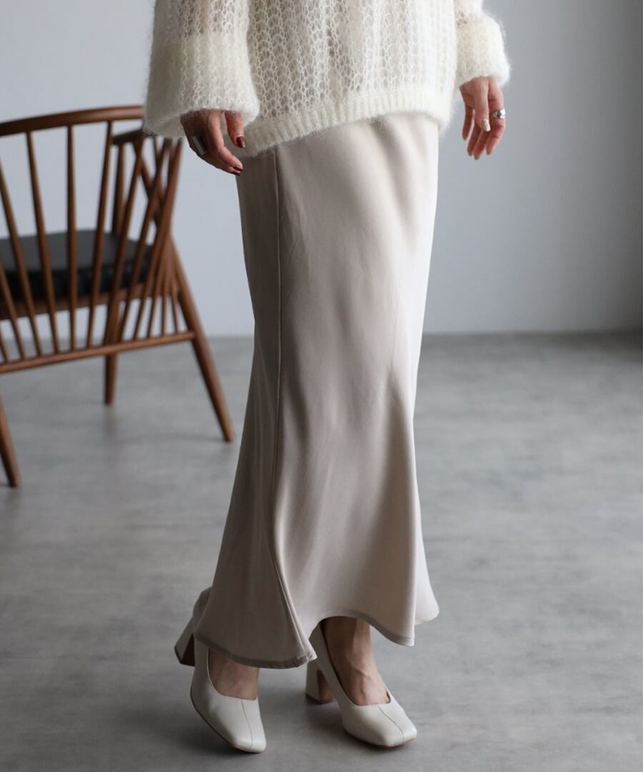 マットサテンスカート【s-60298】.