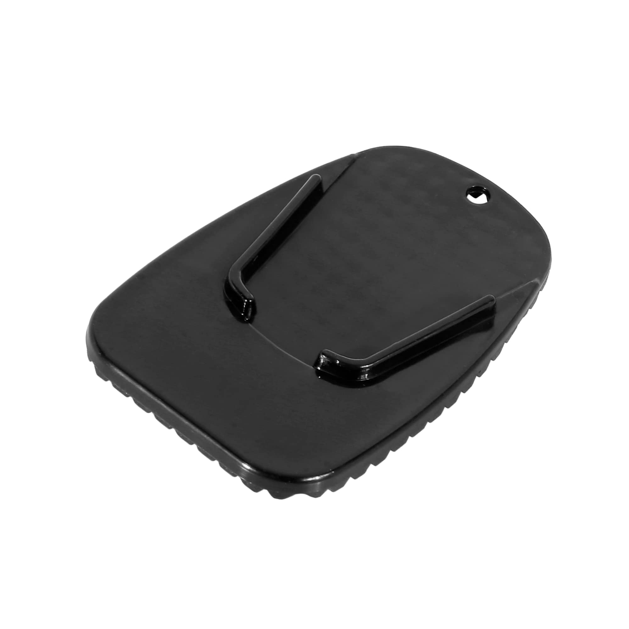 ACROPIX オートバイ用キックスタンドパッド サポートプレートパッド パーキングスタンドサイドスタンド延長パッド ブラック 1個
