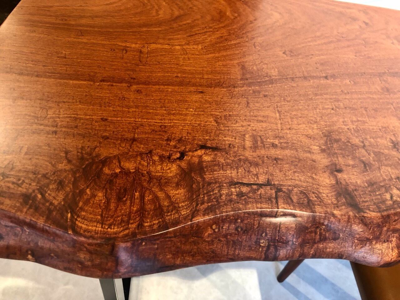 極レア】80万円 花梨 総玉杢 花台