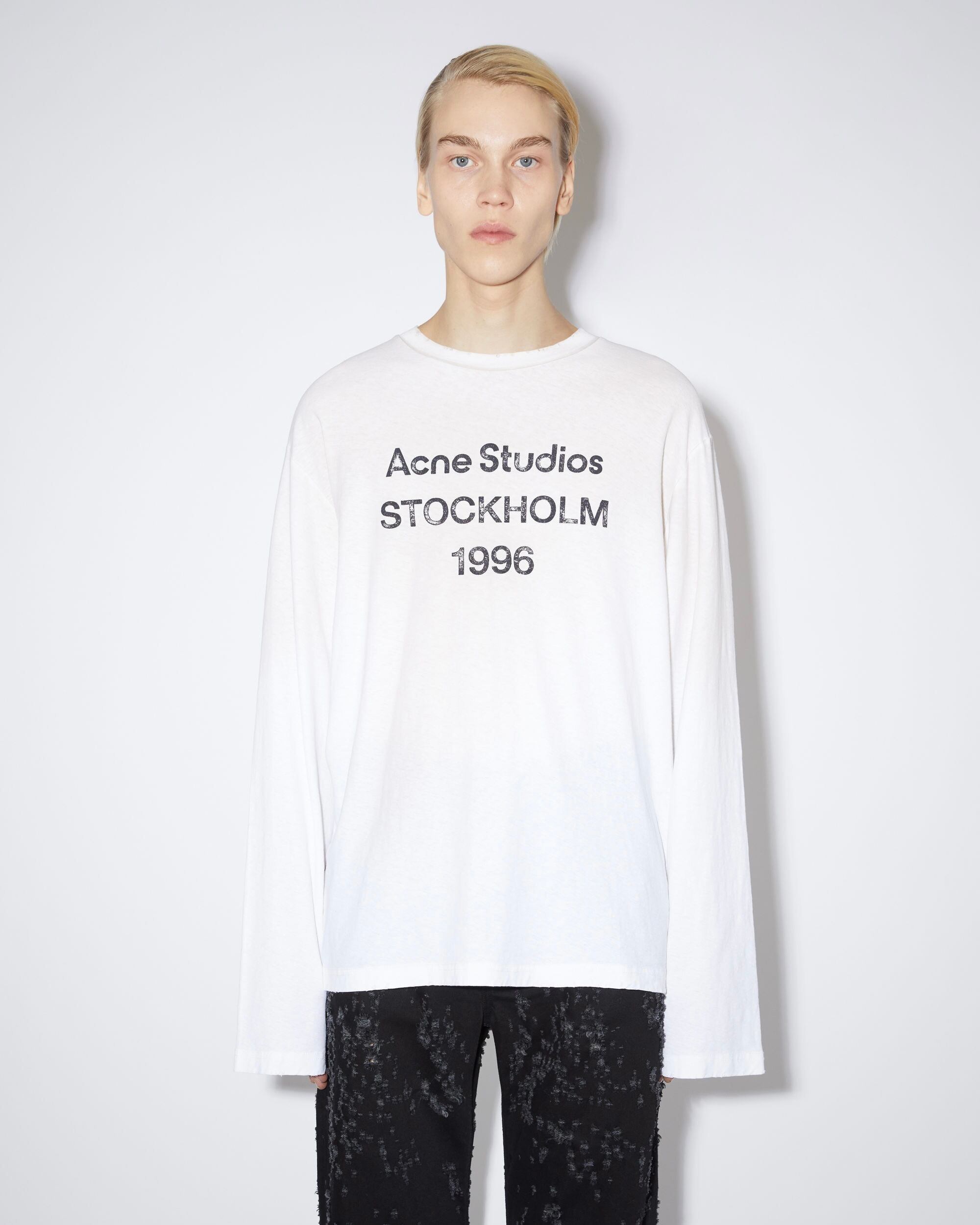 【Acne Studios UNISEX】スタンプロゴ ロングスリーブTシャツ | idealclasse powered by BASE