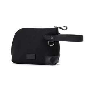 ZIPPED POUCH 3rd / DALBY CANVAS  BLACK