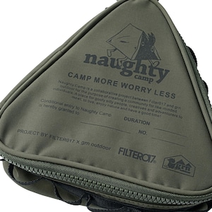 Naughty Camp 折りたたみハンガー 三角バッグ ポータブルセット