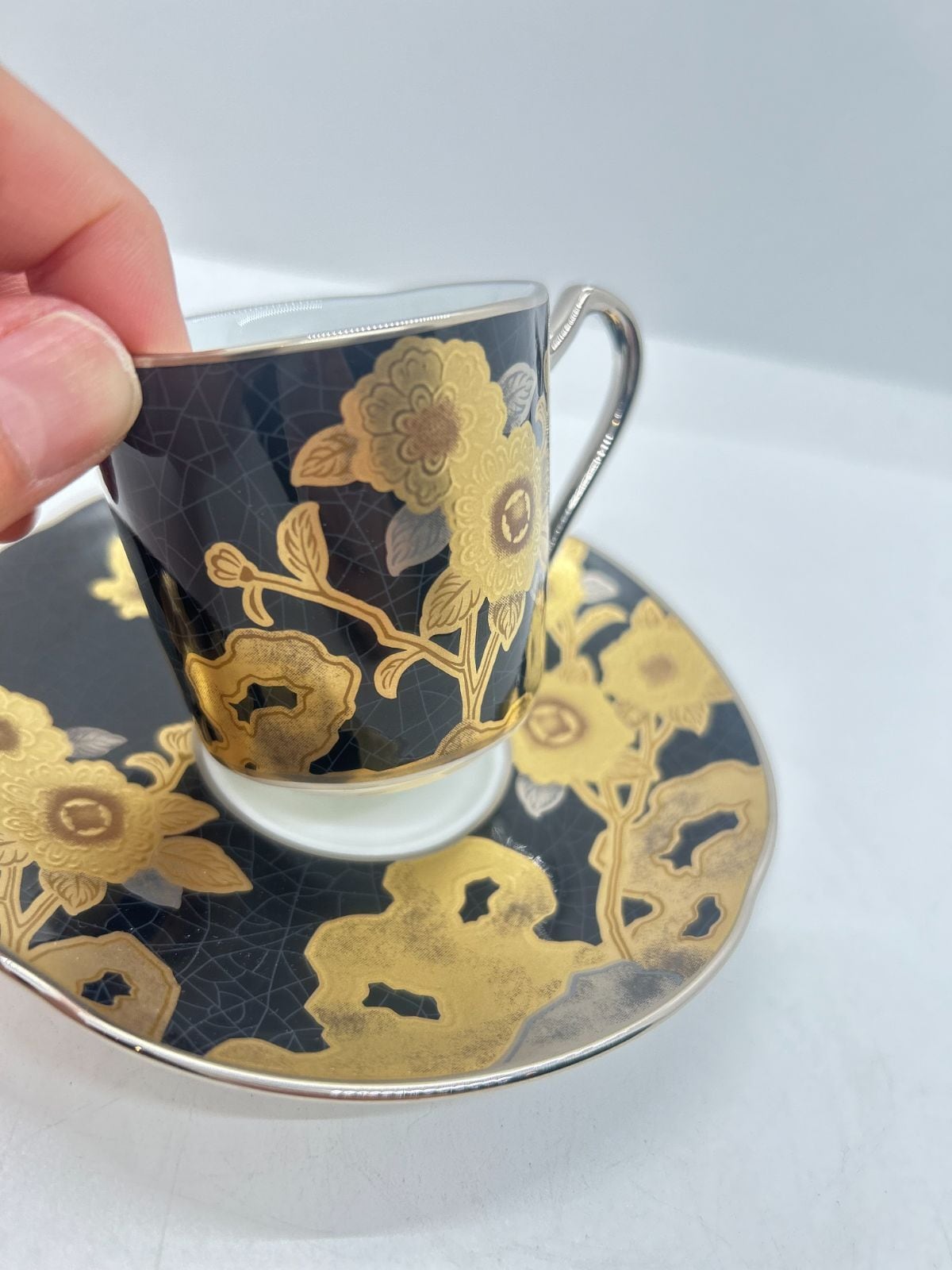 ノリタケ ダイヤモンドコレクション デミタス碗皿Y22714/5594 ノリタケ