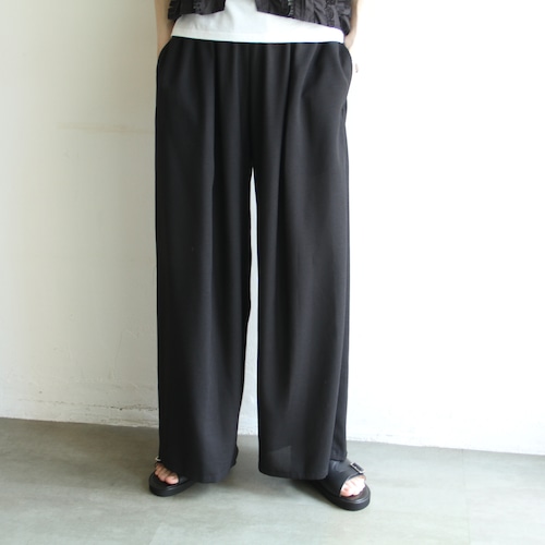 BLUE DE  Geathered wide pants