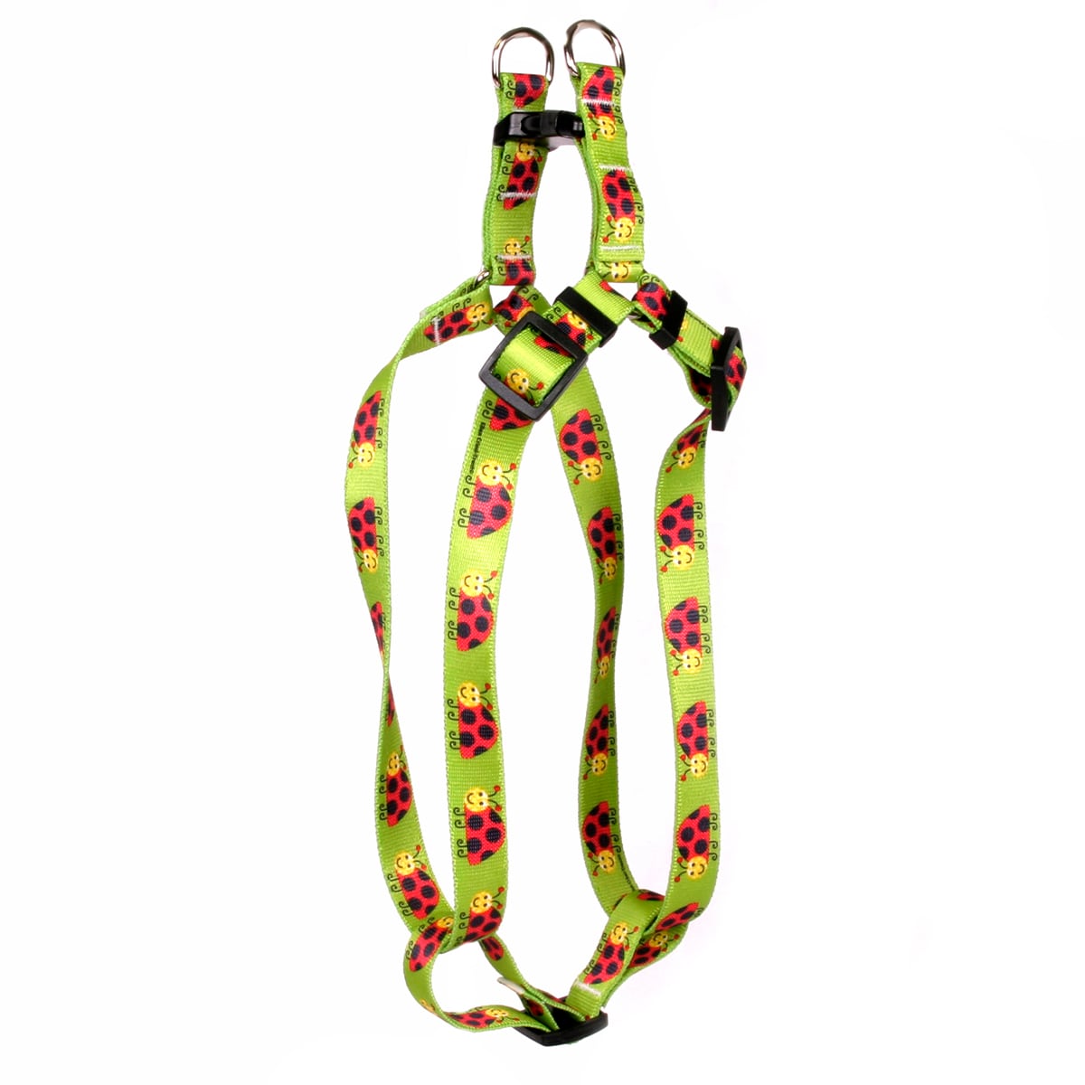 Lovely Ladybugs  ステップインハーネス＋リードセット Mサイズ - Yellow Dog Design