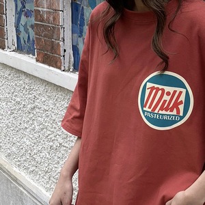 ロゴtシャツ レディース 春夏 トップス 韓国 大人 カジュアル ストリート きれいめ おしゃれ 五分袖 かわいい 大人女子 Ritz Chic
