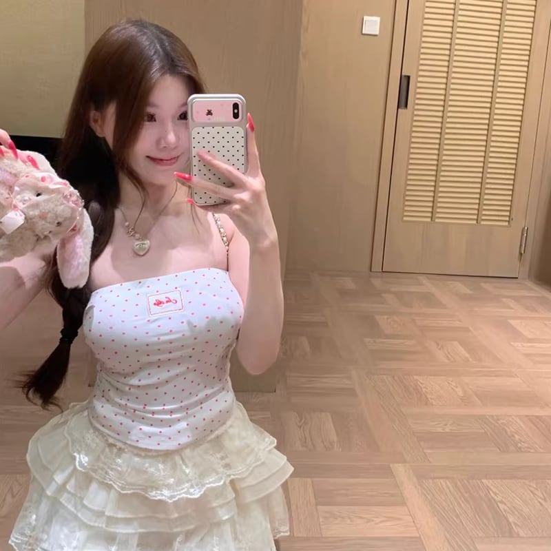 【tops】2色展開チューブトップス Q8337