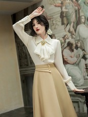 【0213】Office Wear Long Sleeve 2 Piece Set