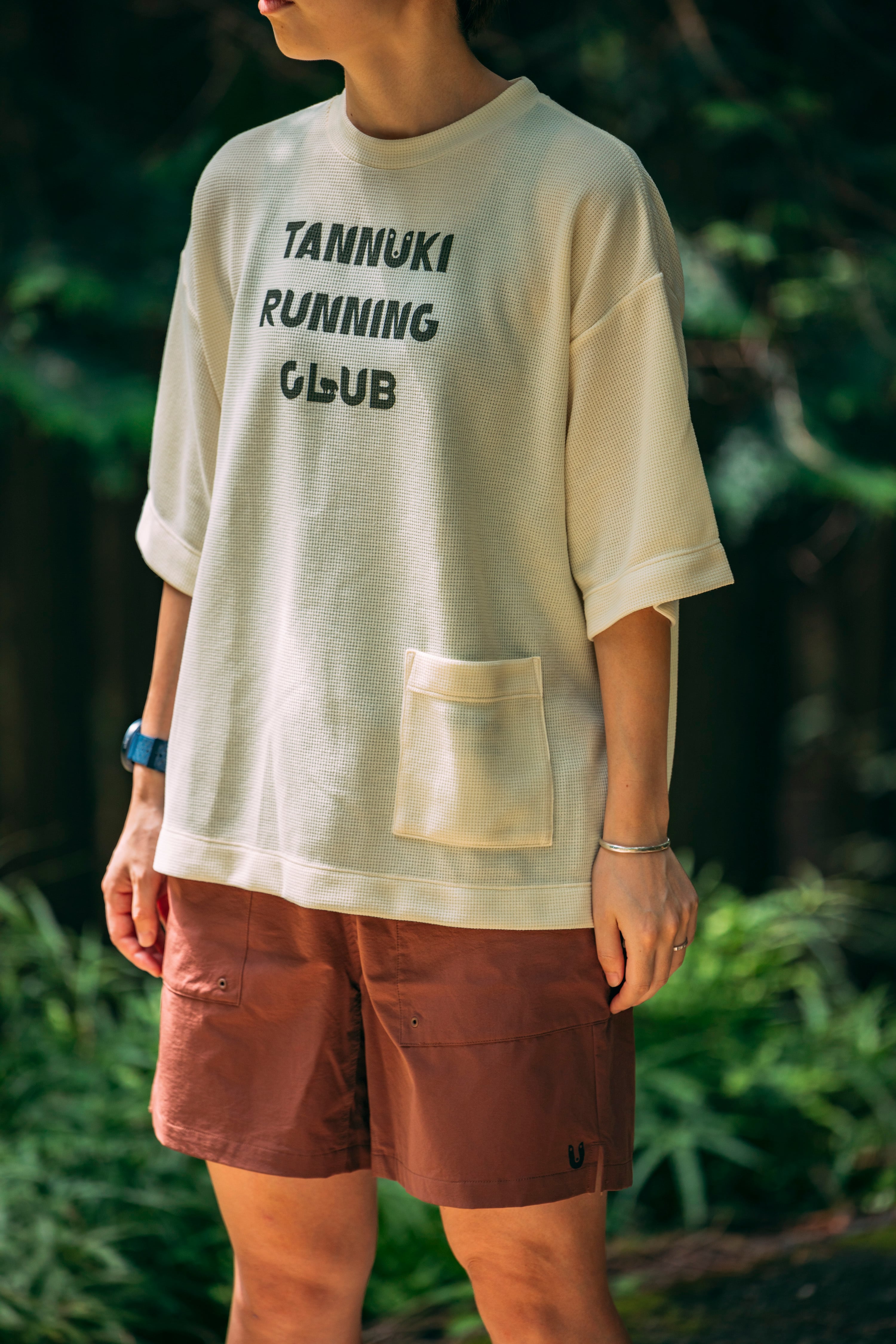 Andante Short：Color Beige | TANNUKI Running Wear Shop