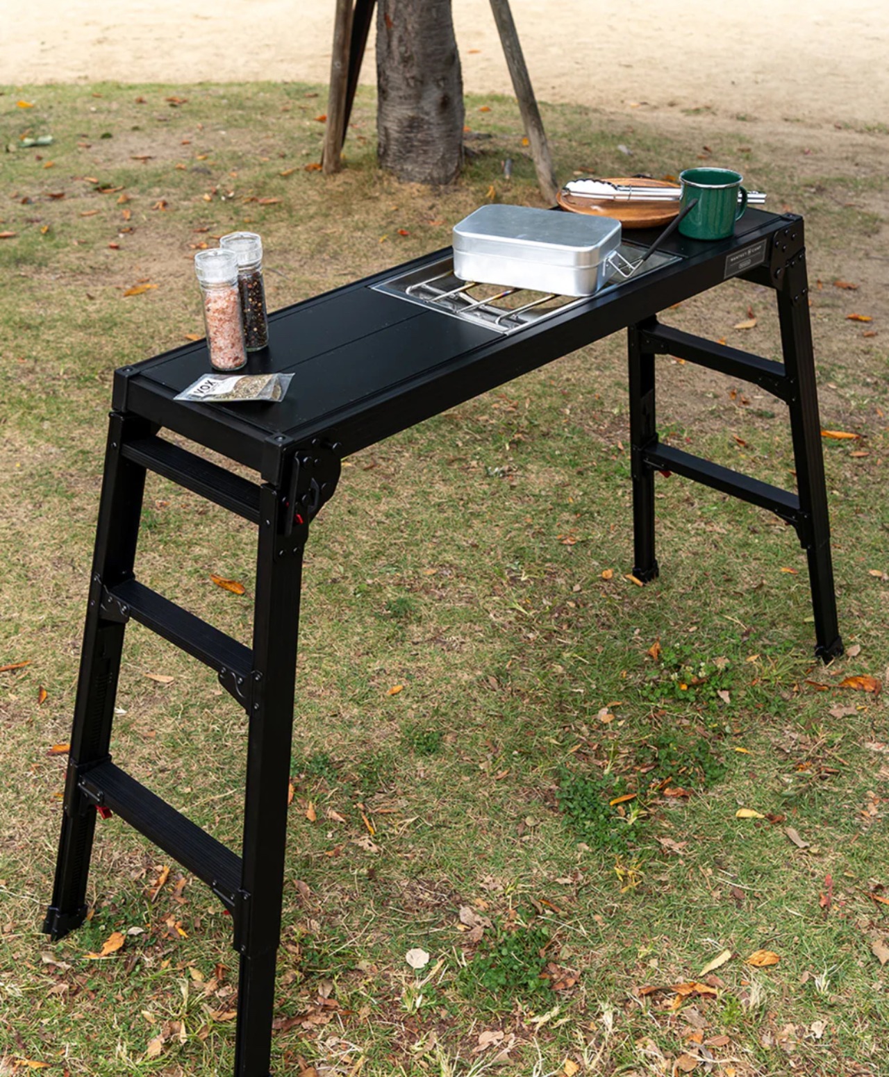 アルミグリルテーブル(DRSB-1000GT) ブラック