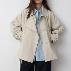 ダブルボタン ショートトレンチコート　SG0263