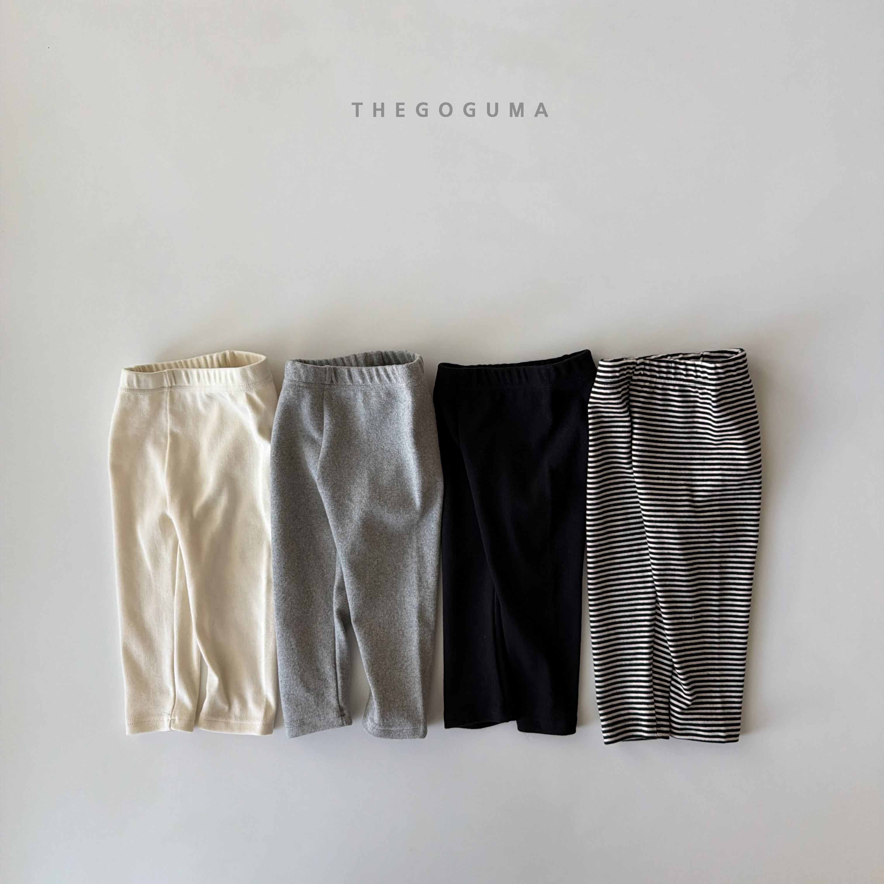 cozy striped leggings【the goguma】※11月下旬〜12月上旬発送予定