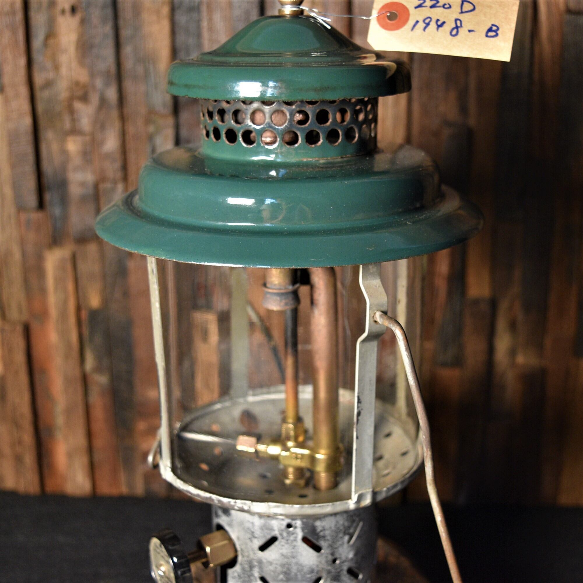 コールマン 220D 1948年製造B期 ビンテージ ツーマントルランタン