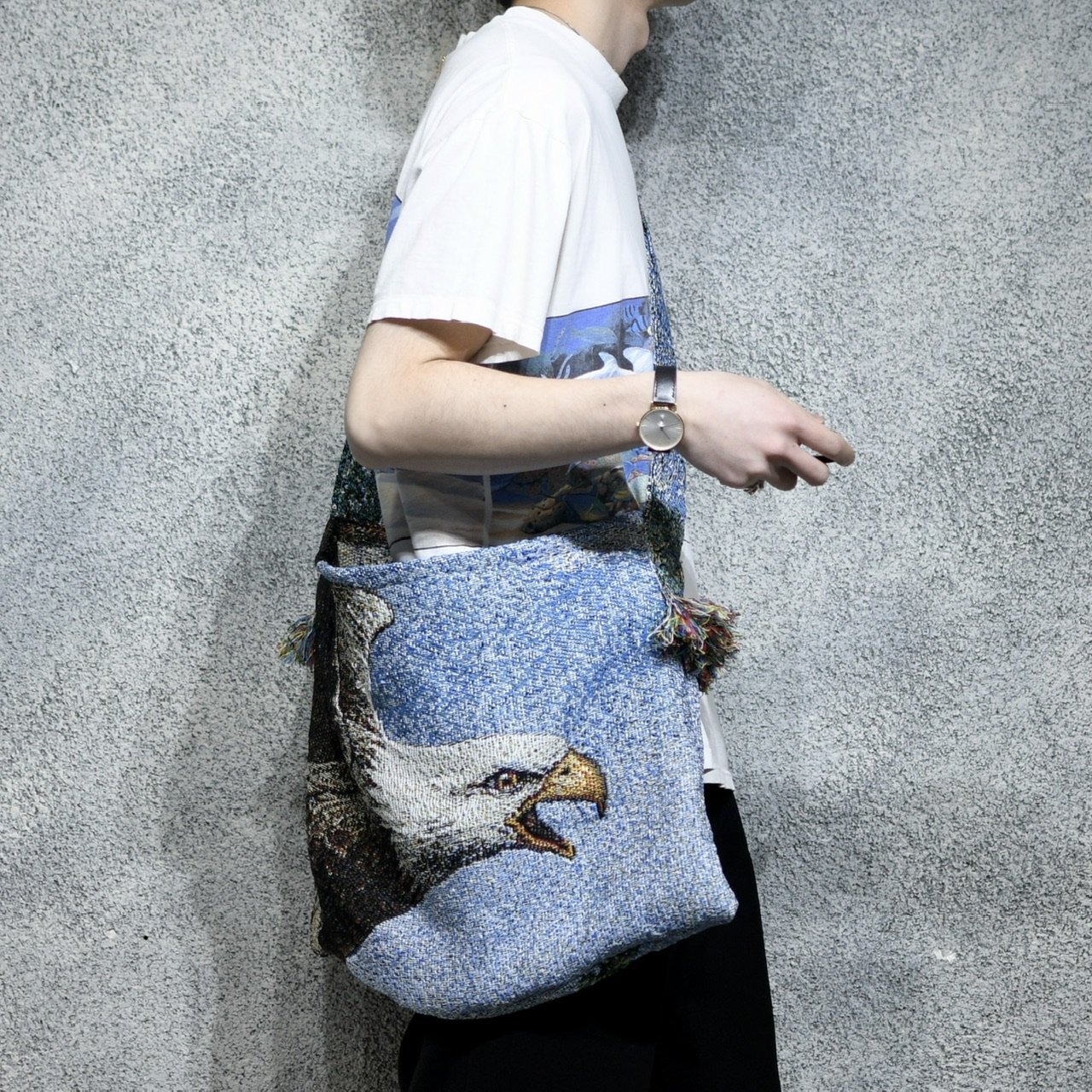 kroneko original rug shoulder bag