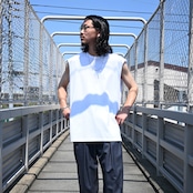 KUON / Boro Patched Sleeveless Top