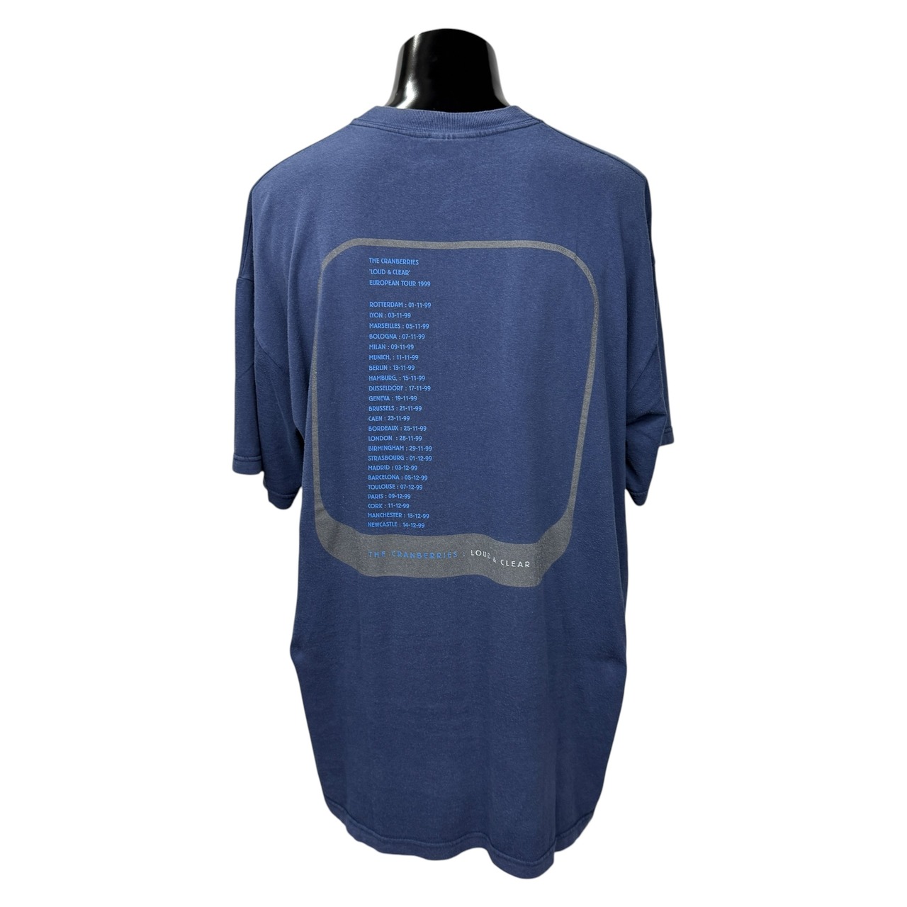 【THE CRANBERRIES】クランベリーズ "LOUD & CLEAR" SCREEN STARSタグ 90's ユーロVintage Tシャツ