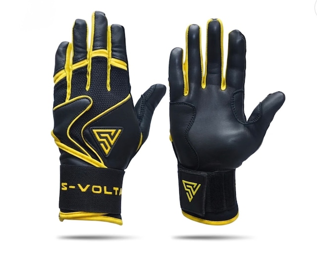 【YOUTH】 S-VOLTA 【ボルタ】プレミアムモデル バッティンググローブ BLACK×YELLOW