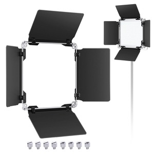 【努力特価】NEEWER プロなLEDビデオライトバーンドア NEEWER 480 LEDライトパネル専用 頑丈なメタル製（バーンドアのみあり）