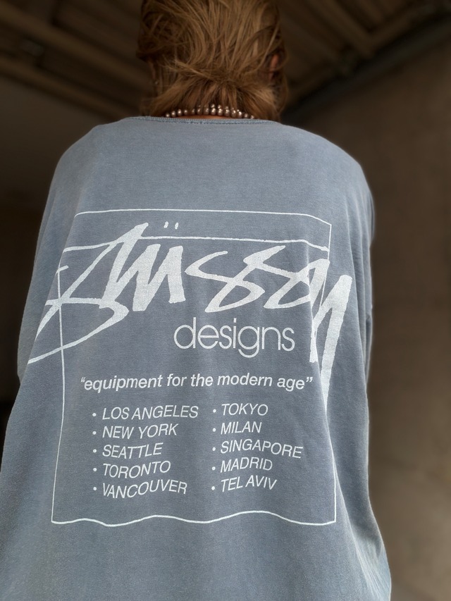 （CS2496）STUSSY logo tee made in Mexico